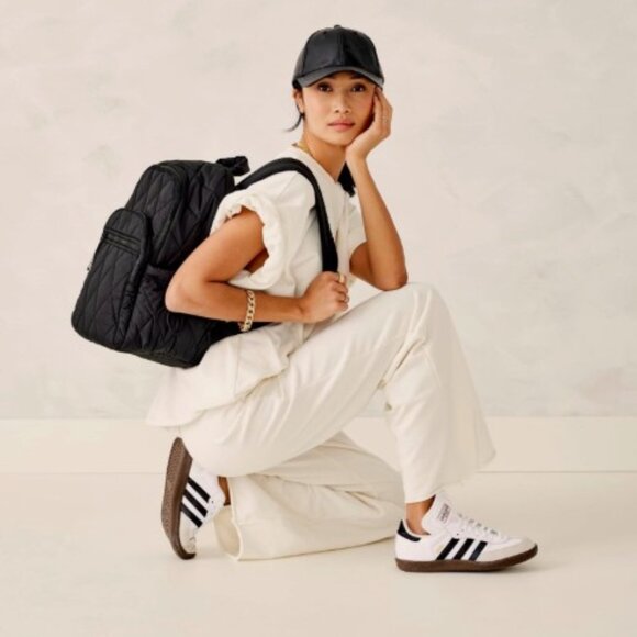 Vera Bradley Women's Featherweight Bancroft Backpack Moonies Night 50517-20089 - Picture 9 of 9